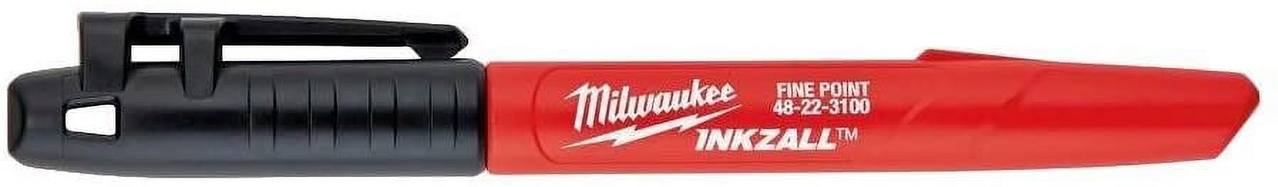 Milwaukee Inkzall Fine Point Permanent Markers (Pack Of 48) - Jobsite Tough