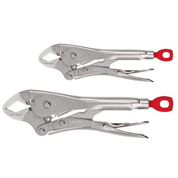 Milwaukee 48-22-3702 2 Pc 7" & 10" Maxbite TORQUE LOCK Locking Pliers Set