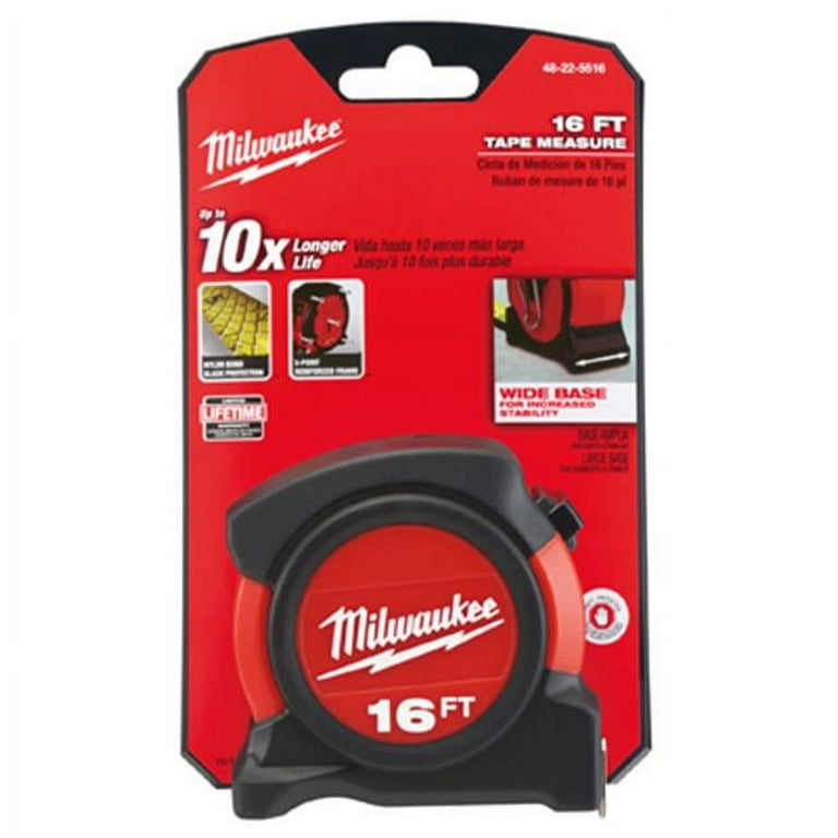 16 ft. Milwaukee Magnetic Tape Measure 48-22-7116 with blueprint scale –  Lixer Tools