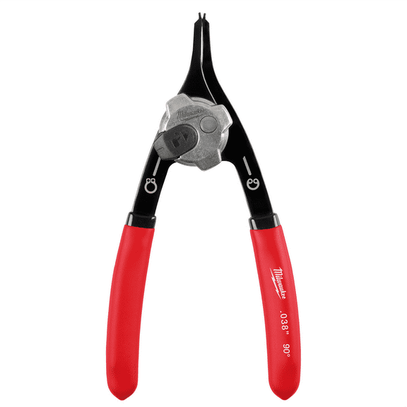 Milwaukee Tool .038" Convertible Snap Ring Pliers - 18 Degree