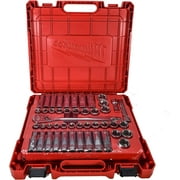 Milwaukee 48-22-9010 1/2 in. Drive SAE/Metric Ratchet and Socket Mechanics Tool Set (47-Piece)