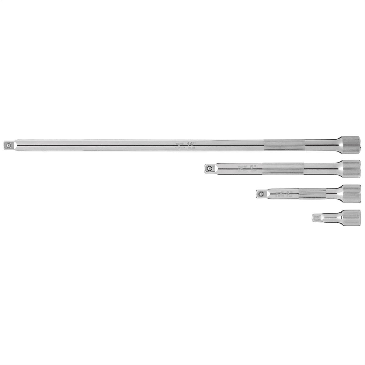 Milwaukee Tool 4pc 1/4&rdquo; Drive Extension Set