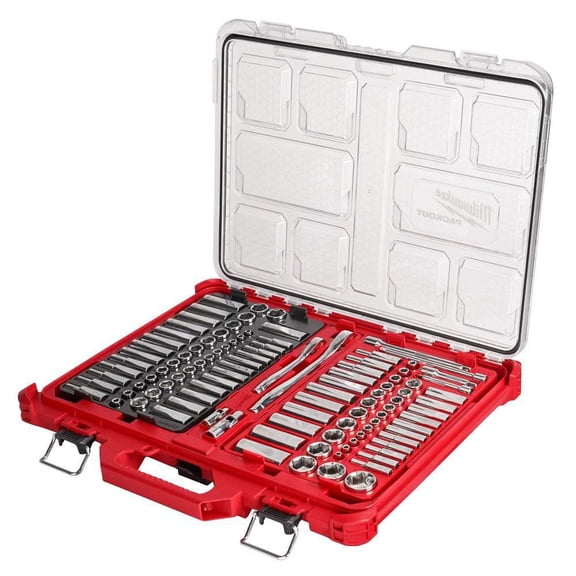 Milwaukee 48-22-9486 3/8" & 14" Ratchet/Socket 106 Piece Tool Set w/ Case