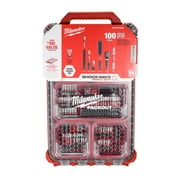 Milwaukee 48-32-4082 SHOCKWAVE Impact Duty Alloy Steel Screw Driver Bit Set with PACKOUT Case (100-Piece)