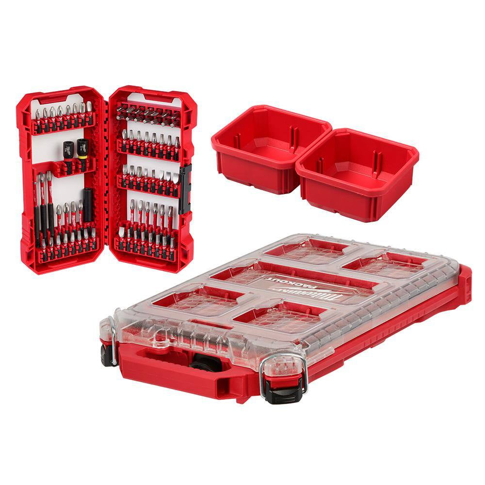 Milwaukee 48-32-5151 Shockwave Impact Duty Alloy Steel Screw Driver Bit Set (70-Piece)