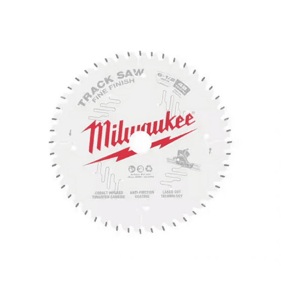 Milwaukee 48 Teeth Fine Finish Track Saw Blade, 165 mm Blade