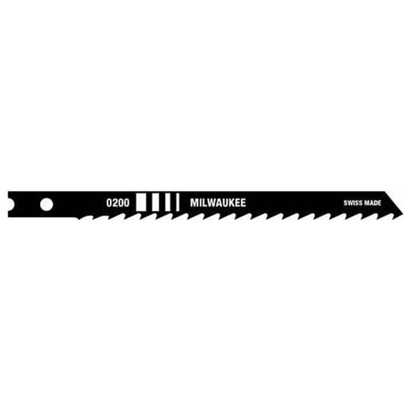 Milwaukee-48-42-0200 4 in. 6 TPI High Carbon Steel Jig Saw Blade (5 Pack)