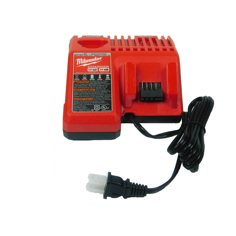 Milwaukee 18 volt lithium battery charger top