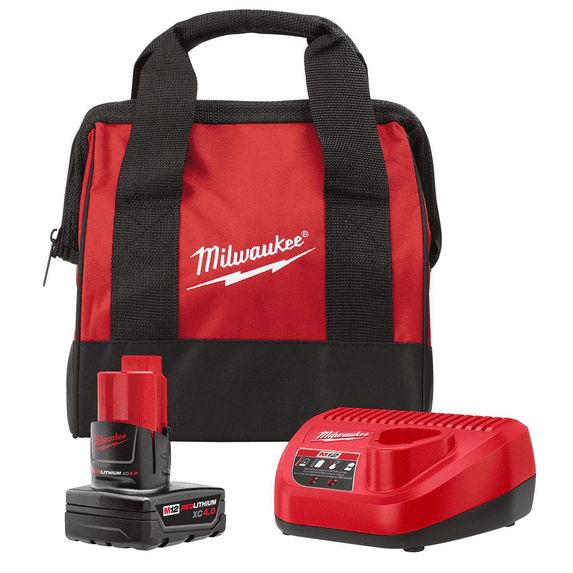 Milwaukee Tool M12 REDLITHIUM XC4.0 Starter Kit