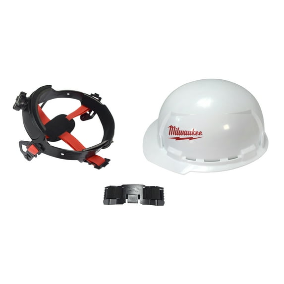 Milwaukee 48-73-1020 Front Brim Vented Hard Hat with BOLT Accessories Type 1 Class E