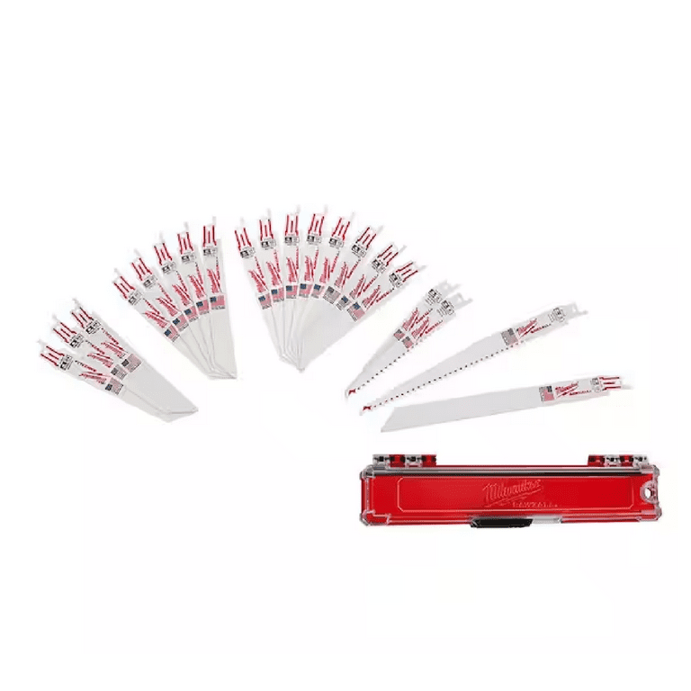 SAWZALL Bi-Metal Wood and Metal Cutting Reciprocating Saw Blade Set (20-Piece)