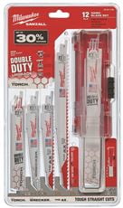 Milwaukee Sawzall 12-Piece Demolition Reciprocating Blade Set 49-22-1129