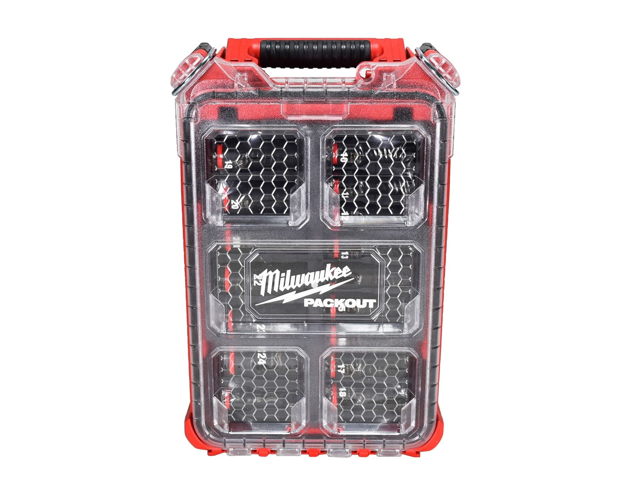 Milwaukee 49-66-6803 1/2" Impact Duty Drive Metric Deep Well Socket Set (16pc)