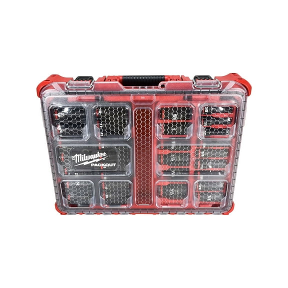 Milwaukee 49-66-6806 1/2" 31 pc. Impact-Duty Drive Metric and SAE Impact Socket Set