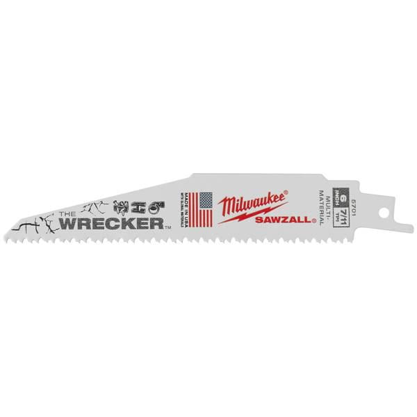 Milwaukee 5-Pack 6  WRECKER Multi-Material SAWZALL Blades