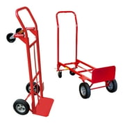 Milwaukee 35180, 600 lbs Steel 15.75 in x 19.5 in x 47 in Convertible Hand Truck