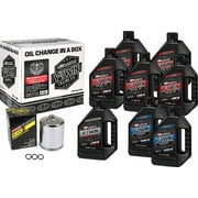 V-Twin Oil Change Kit Synthetic w/Chrome Filter, Milwaukee-Eight