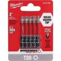 Milwaukee Accessory Milwaukee Shockwave Power Impact Screwdriver Bit - Pack of 10