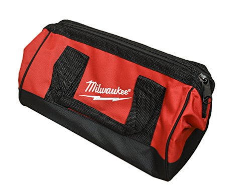 Milwaukee Bag13x6x8nch Heavy Duty Canvas Tool Bag 6 Pocket