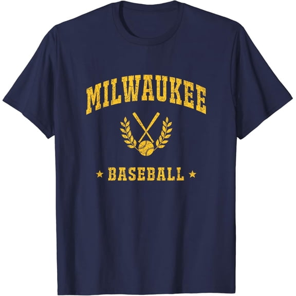 Milwaukee Baseball Vintage Gameday Retro Baseball Lover T-Shirt