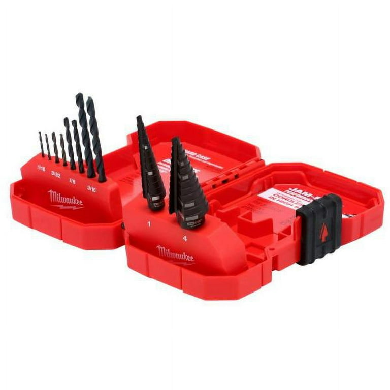 Black Oxide Step Drill Bit Set (10-Piece) Black Oxide Step Drill Bit Set (10-Piece)