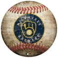 thumbnail image 1 of Milwaukee Brewers 12'' x 12'' Baseball Sign, 1 of 1