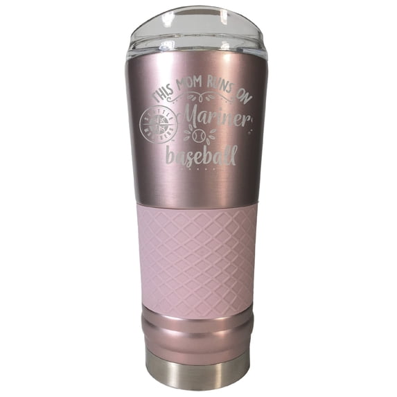 Seattle Mariners 24oz. This Mom Rose Gold Draft Tumbler