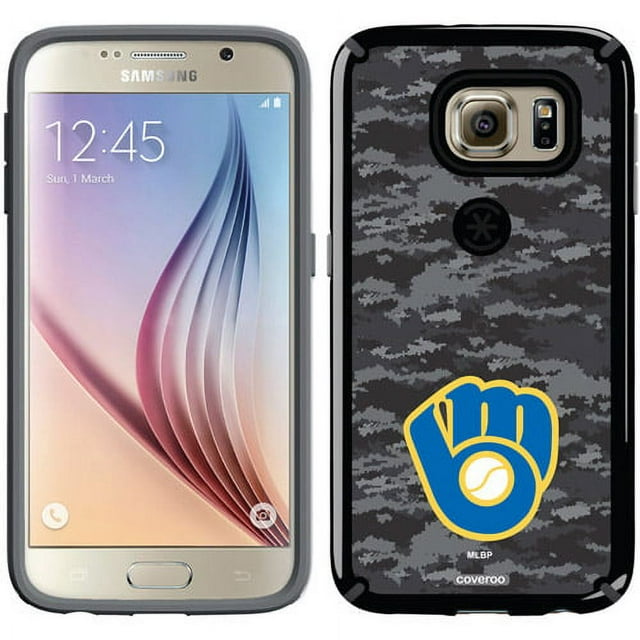 Milwaukee Brewers Dark Camo Design on Samsung Galaxy S6 CandyShell Case by Speck