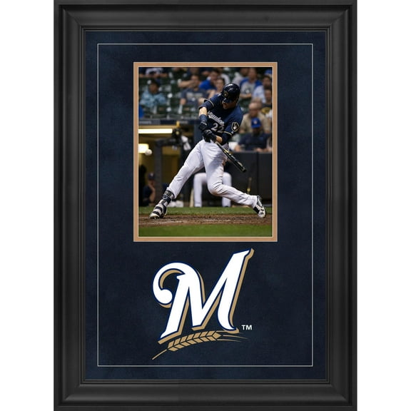 Milwaukee Brewers Deluxe 8" x 10" Vertical Photograph Frame with Team Logo