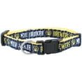 thumbnail image 1 of Pets First MLB Milwaukee Brewers Dogs and Cats Collar - Heavy-Duty, Durable & Adjustable - Small, 1 of 4