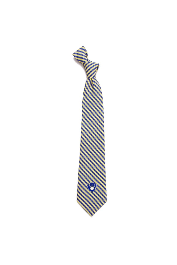 Milwaukee Brewers Gingham Tie