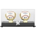 thumbnail image 1 of Milwaukee Brewers Gold Glove Double Baseball Logo Display Case, 1 of 2