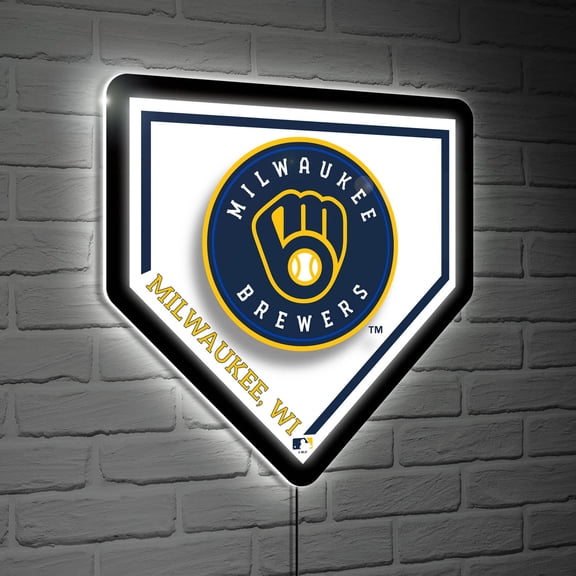 Milwaukee Brewers LED Wall Home Plate