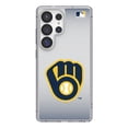 thumbnail image 1 of Milwaukee Brewers Linen Logo Galaxy Clear Case, 1 of 6