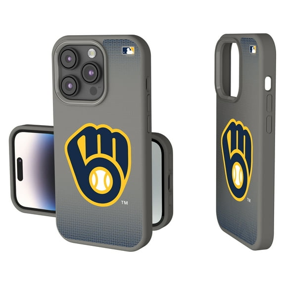 Milwaukee Brewers Linen Logo iPhone Soft Touch Case