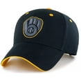 thumbnail image 1 of Milwaukee Brewers MLB Fan Favorite Black Tonal Vintage Hat Cap Adult Adjustable, 1 of 2