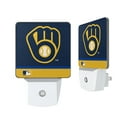 thumbnail image 1 of Milwaukee Brewers Stripe Design Nightlight 2-Pack, 1 of 4