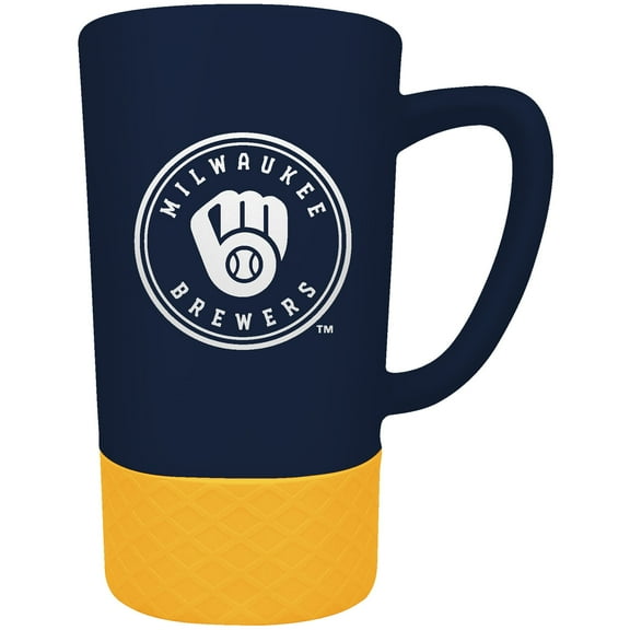 Milwaukee Brewers Team Logo 16oz. Laser Etched Jump Mug