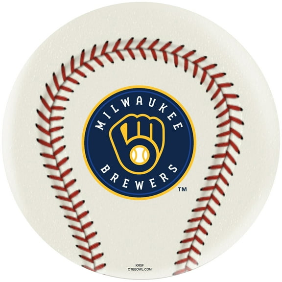 Milwaukee Brewers Undrilled Bowling Ball
