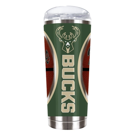 Milwaukee Bucks 18oz. Roadie Game Ball Tumbler