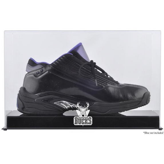 Milwaukee Bucks (2006-2014) Team Logo Basketball Shoe Display Case