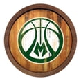 thumbnail image 1 of Milwaukee Bucks: Logo - "Faux" Barrel Top Sign, 1 of 5