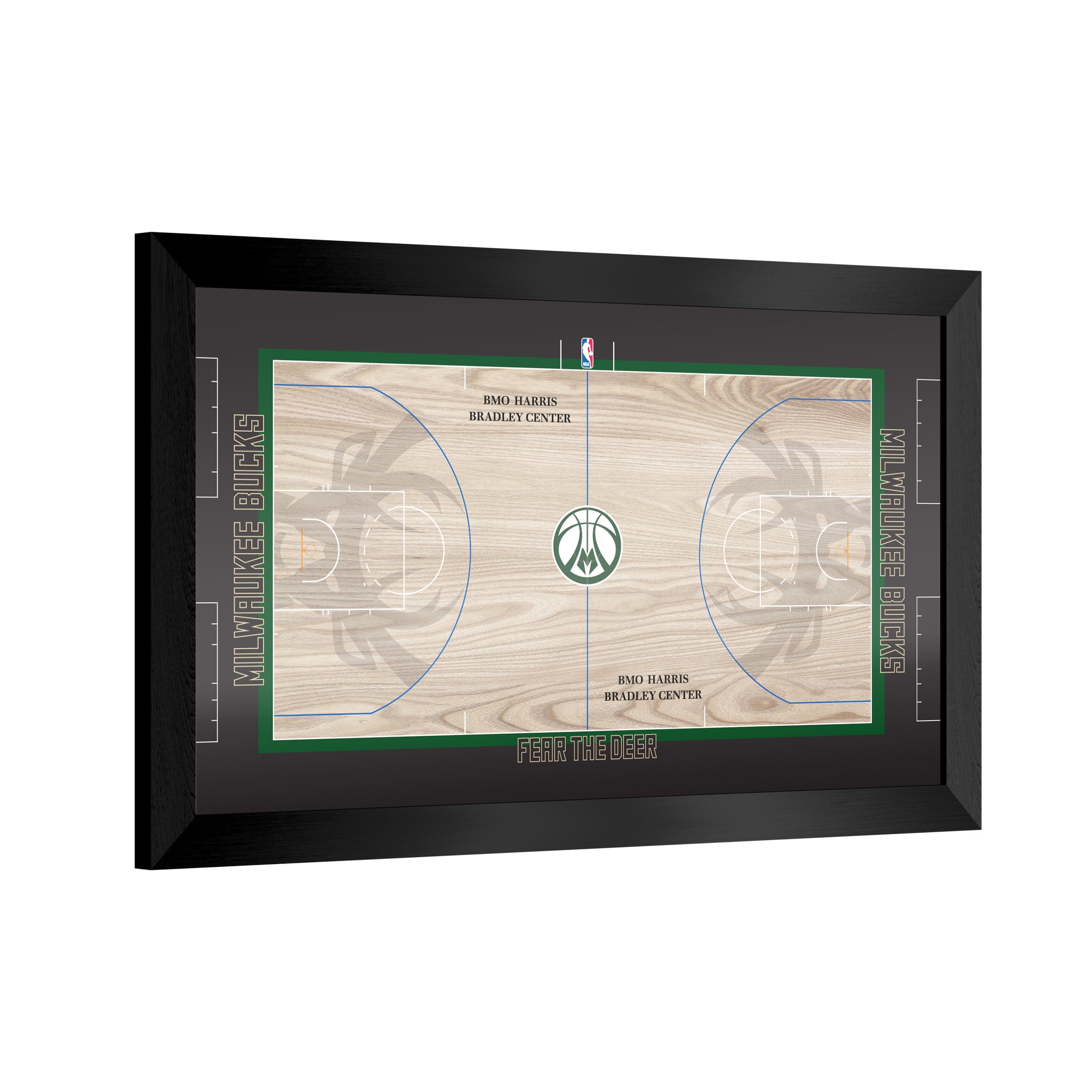 Milwaukee Bucks Logo Ready-To-Hang Black Framed Wall Plaque