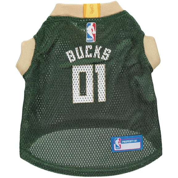 Milwaukee Bucks Mesh Dog Basketball Jersey