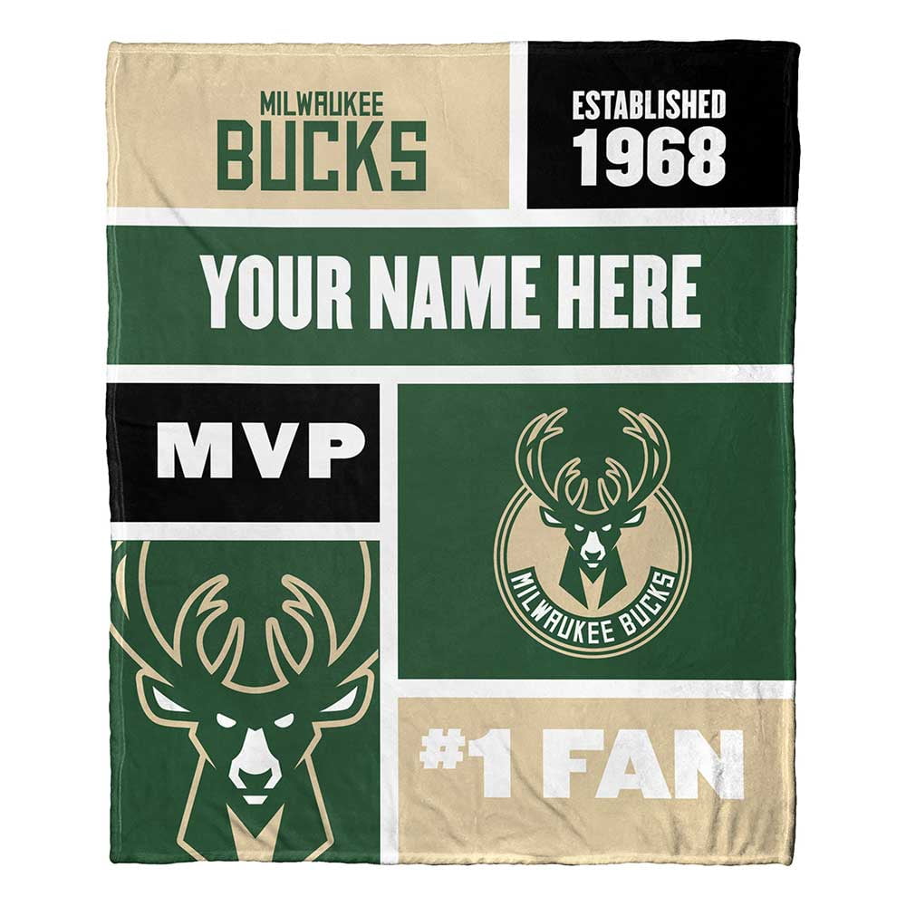 Nba Milwaukee Bucks Basketball Jersey W/ Color-block Design