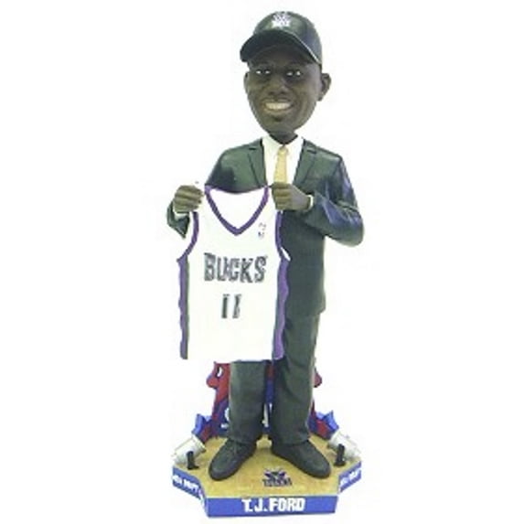 Milwaukee Bucks T.J. Ford Draft Pick Forever Collectibles Bobblehead