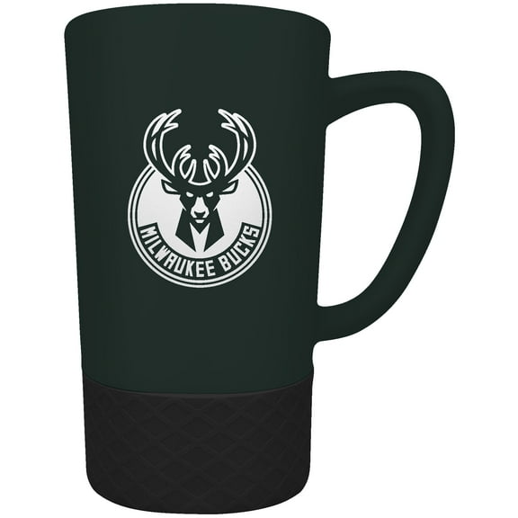Milwaukee Bucks Team Logo 16oz. Laser Etched Jump Mug