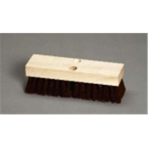 Milwaukee Dustless Brush 335100 10 In. Deck Scrub- Brown Polypropylene- Case Of 12