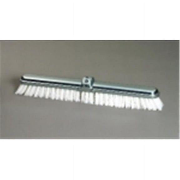 Milwaukee Dustless Brush 235142 14 In. Deck Scrub- Stiff Polypropylene- Red- Case Of 12