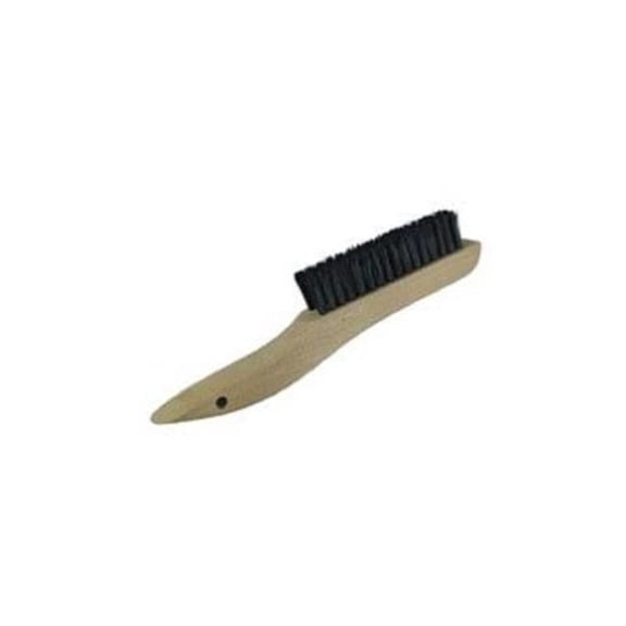 Milwaukee Dustless Brush Plastic Shoe Handle Scratch Brush- Tempered Carbon Steel- Case Of 24